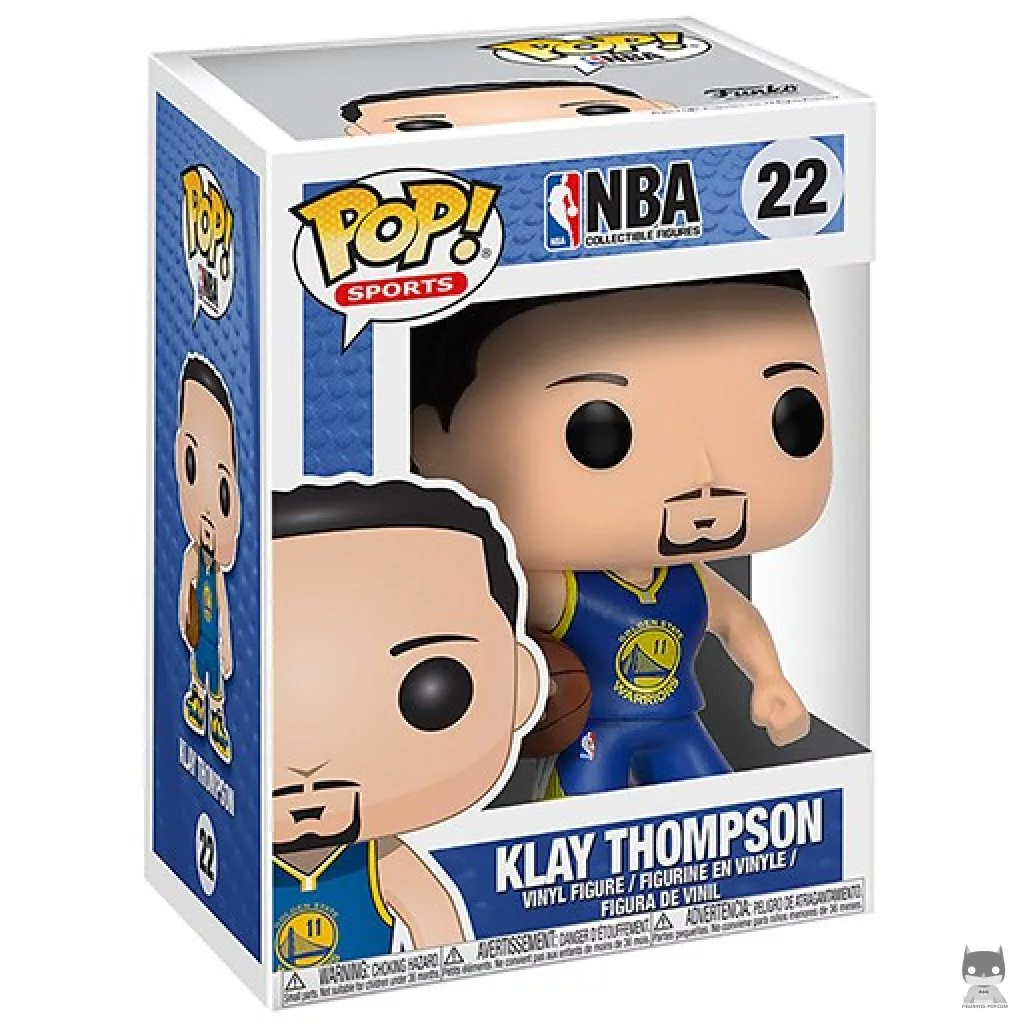 Figura Funko Pop! Klay Thompson en su caja