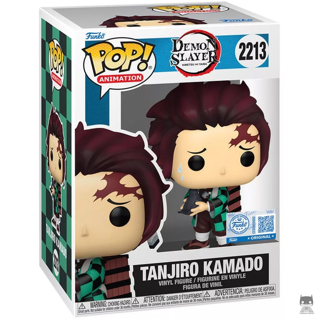 Figura Funko Pop! Tanjiro Kamado en su caja