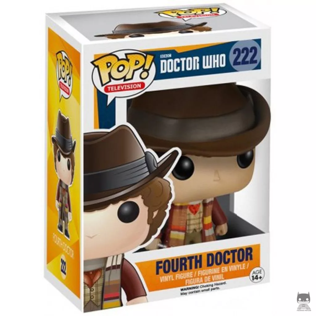 Figura Funko Pop! Cuarto Doctor en su caja