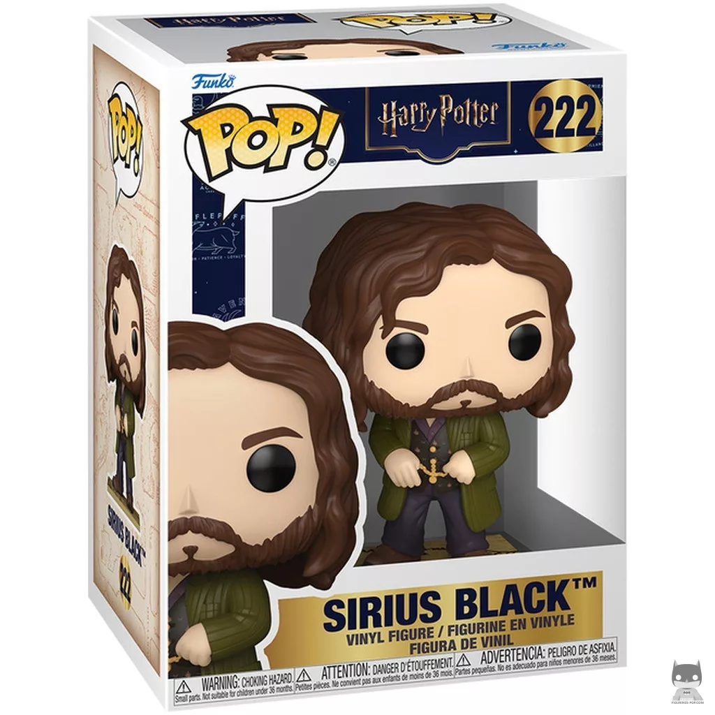 Figura Funko Pop! Sirius Black (Mapa del Merodeador) en su caja