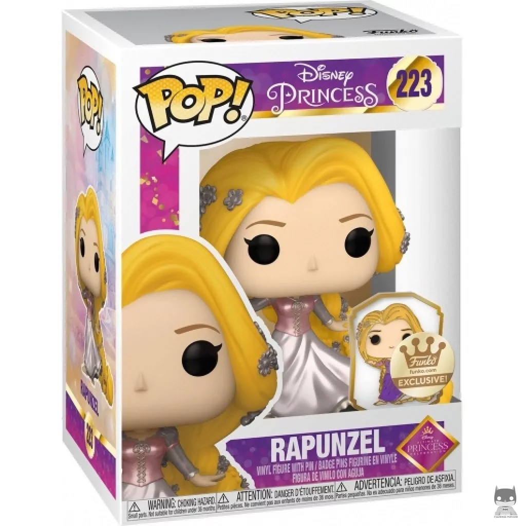 Figura Funko Pop! Rapunzel (Dorado) en su caja