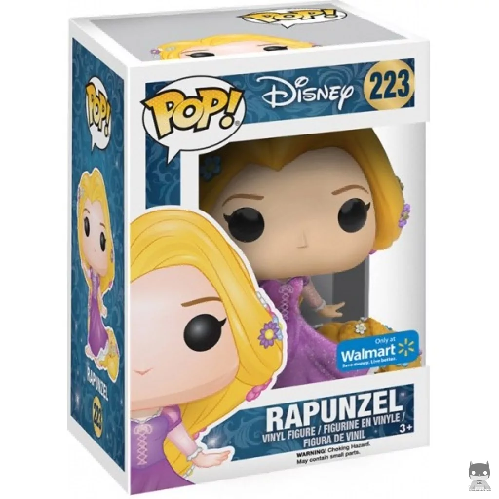 Figura Funko Pop! Rapunzel (Purpurina de diamante) en su caja