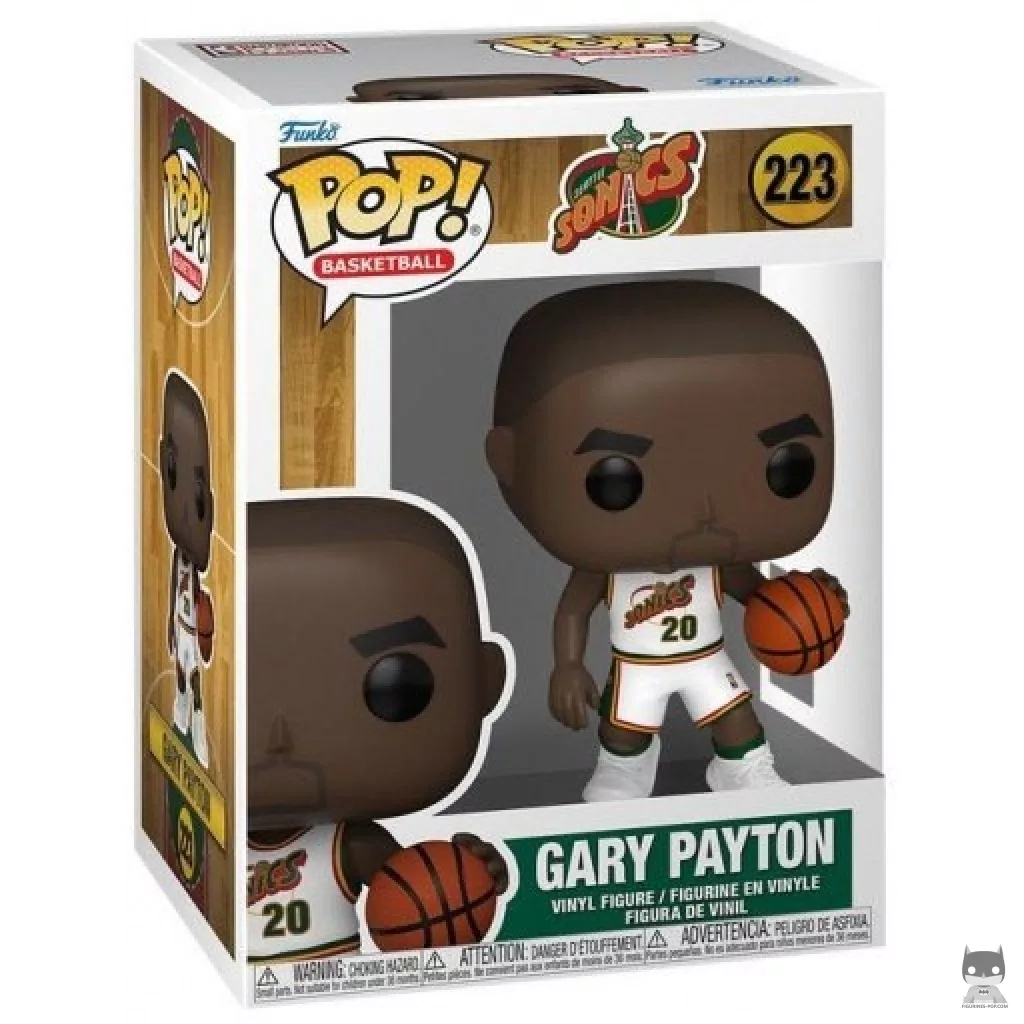 Figura Funko Pop! Gary Payton en su caja