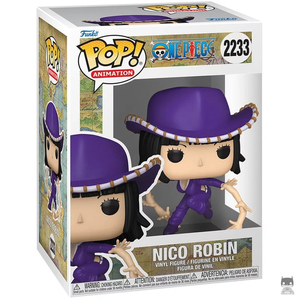 Figura Funko Pop! Nico Robin (Fruta Flor Flor) en su caja