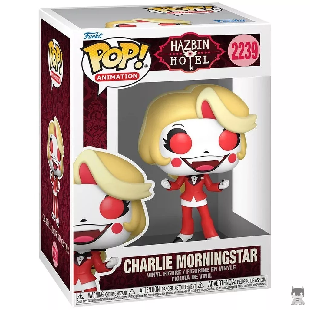 Figura Funko Pop! Charlie Morningstar en su caja