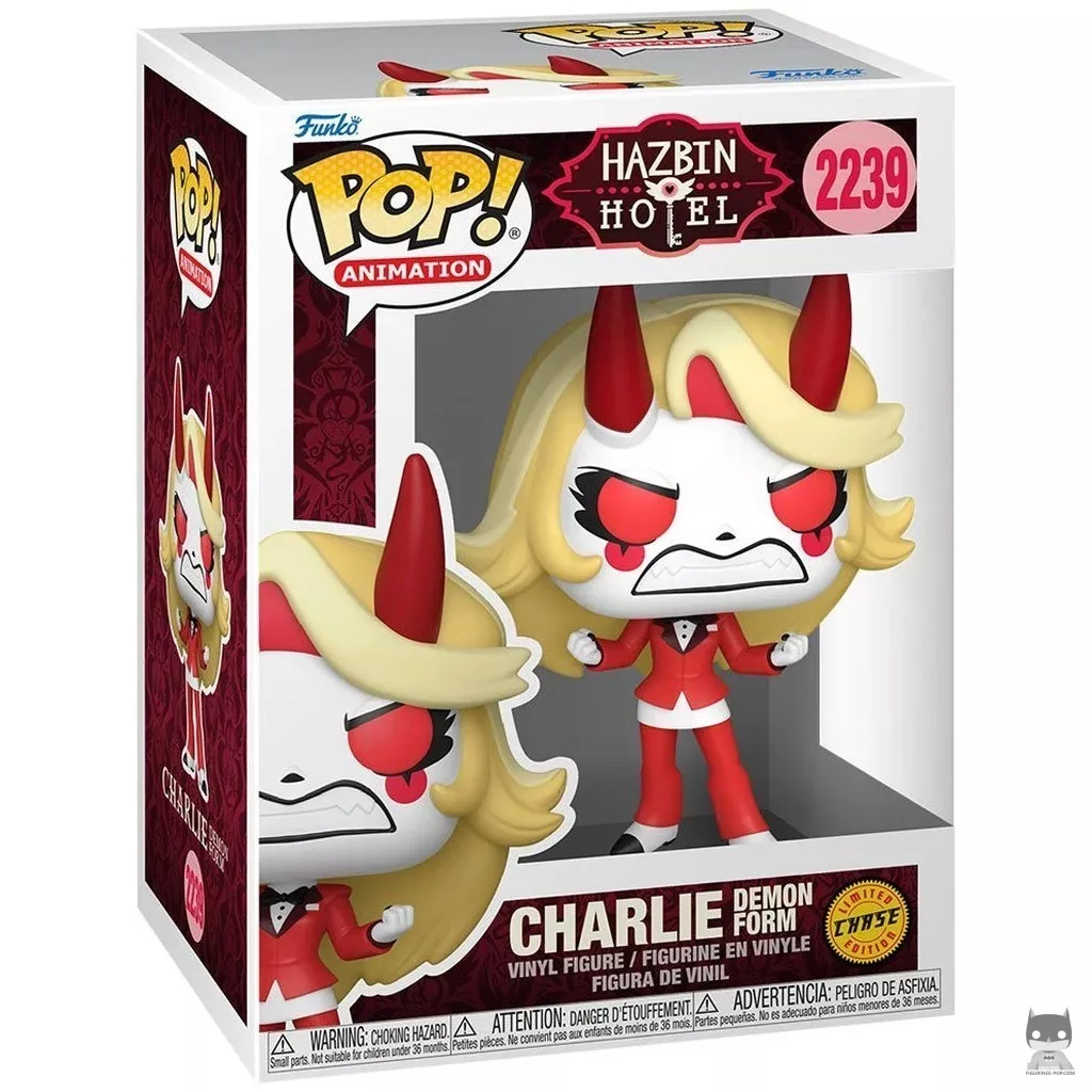 Figura Funko Pop! Charlie Morningstar (Forma demoníaca) en su caja