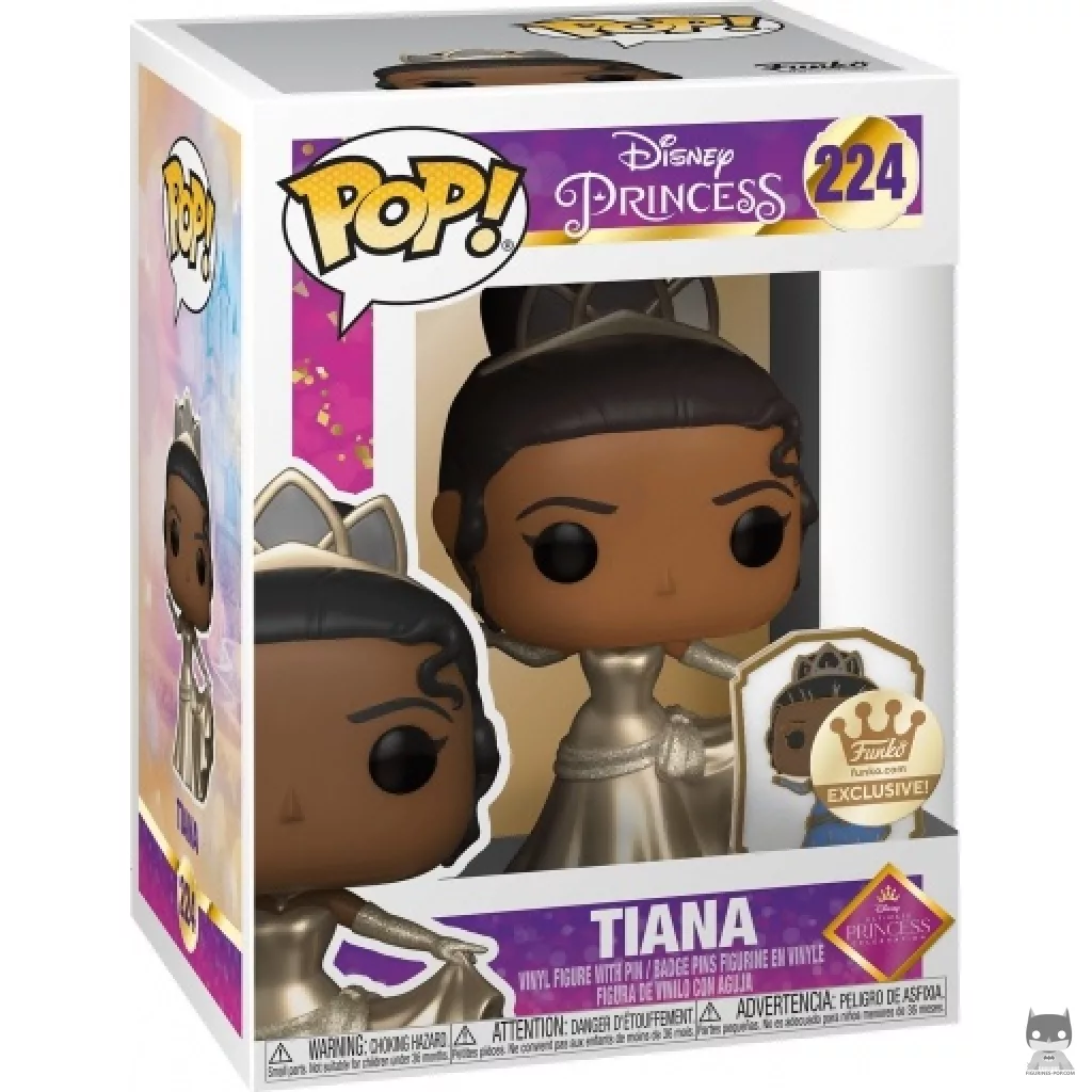 Figura Funko Pop! Tiana en su caja