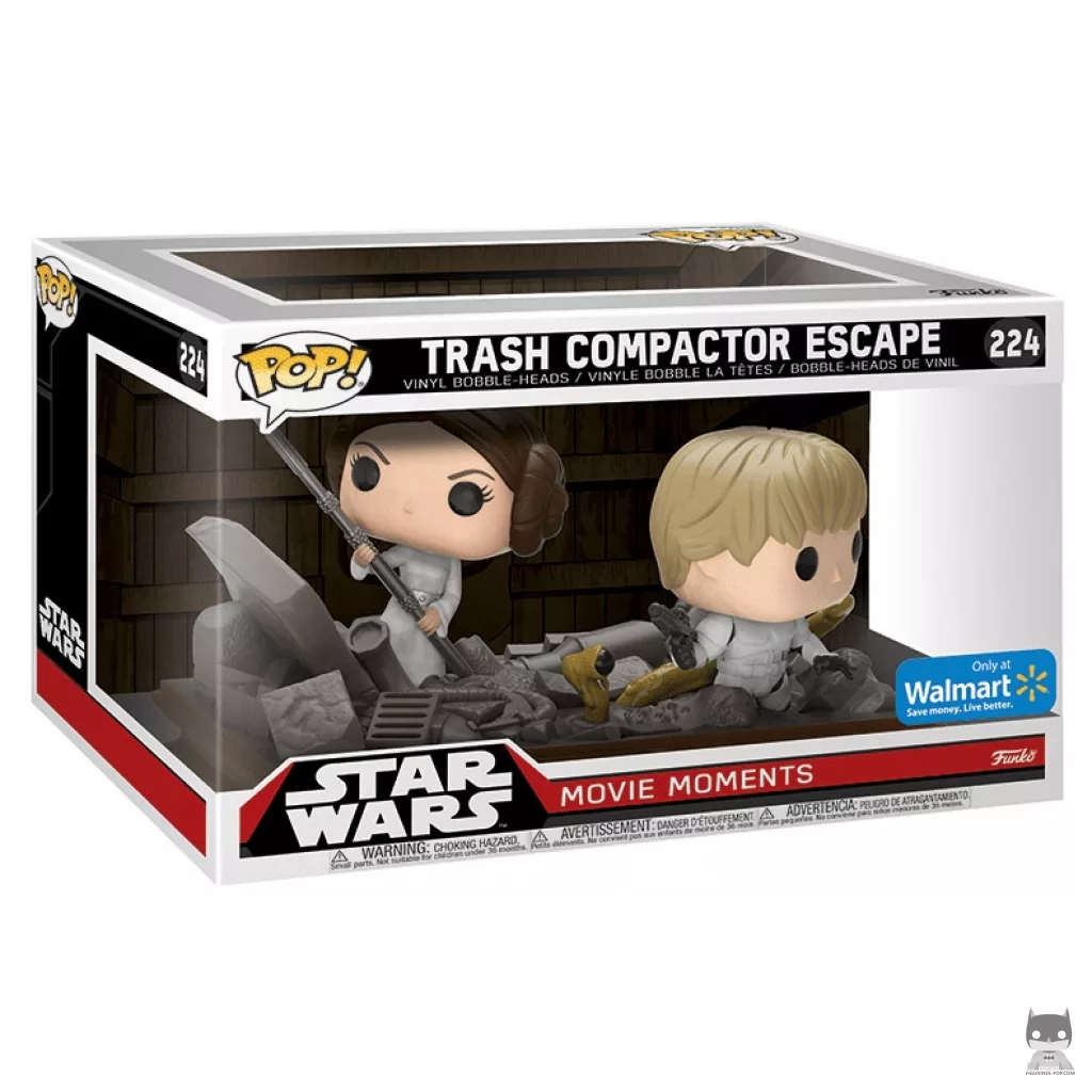 Figura Funko Pop! Huida del compactador de basura en su caja