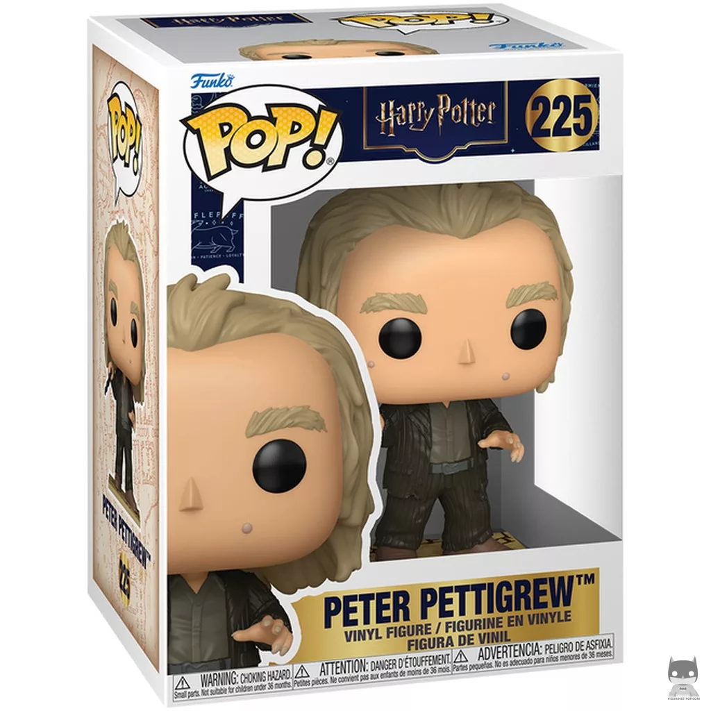 Figura Funko Pop! Peter Pettigrew (Mapa del Merodeador) en su caja