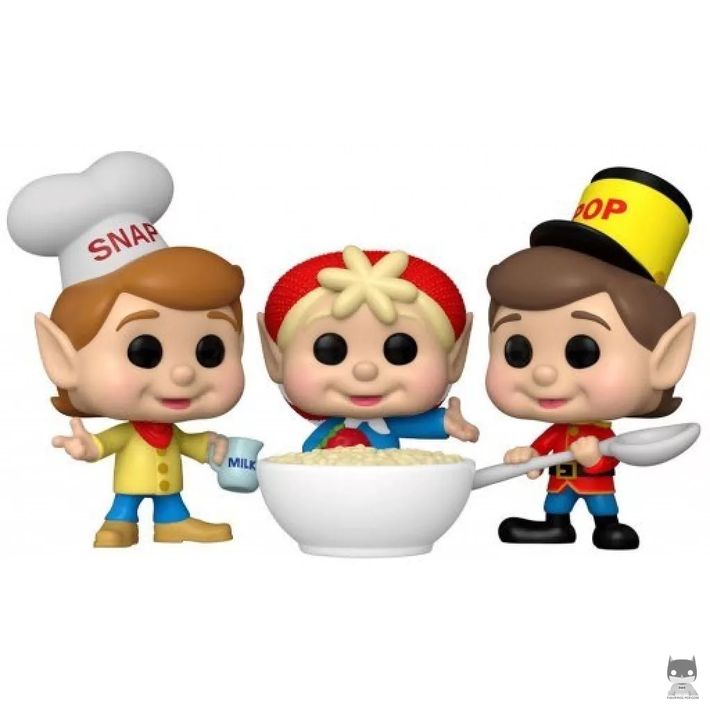 Figura Funko Pop! Snap, Crackle & Pop (Rice Krispies de Kellogg's) (Ad Icons)
