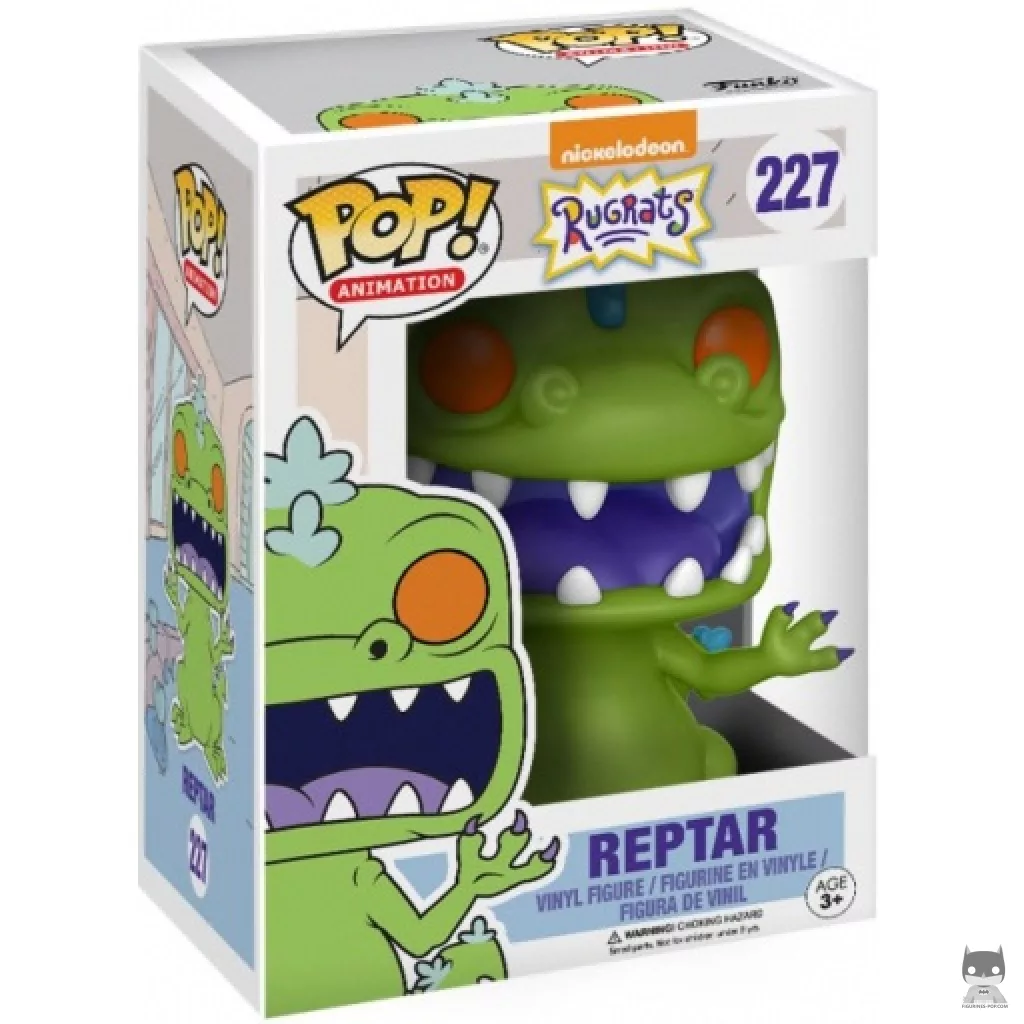Figura Funko Pop! Reptar (Morado) (Chase) en su caja