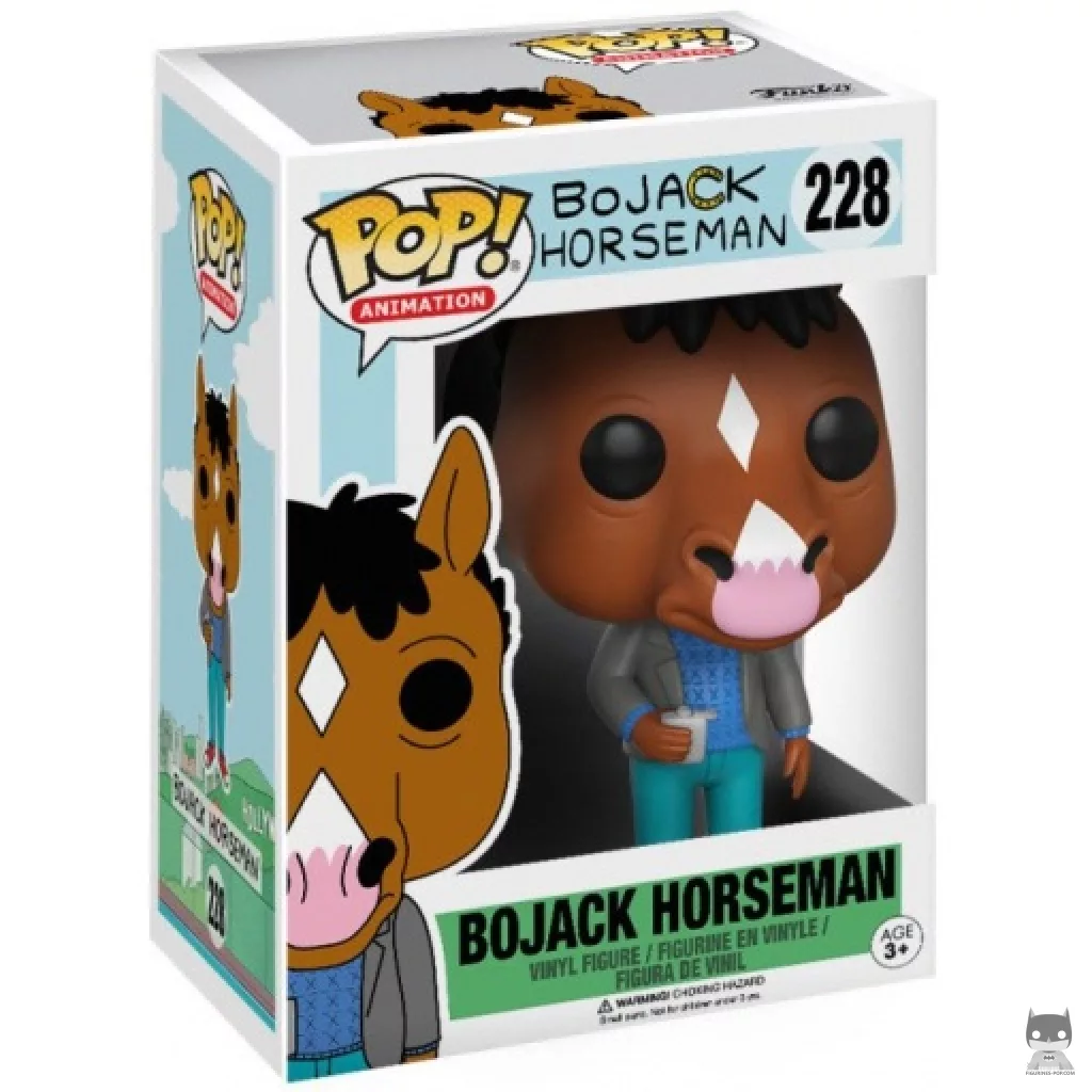 Figura Funko Pop! BoJack Horseman en su caja