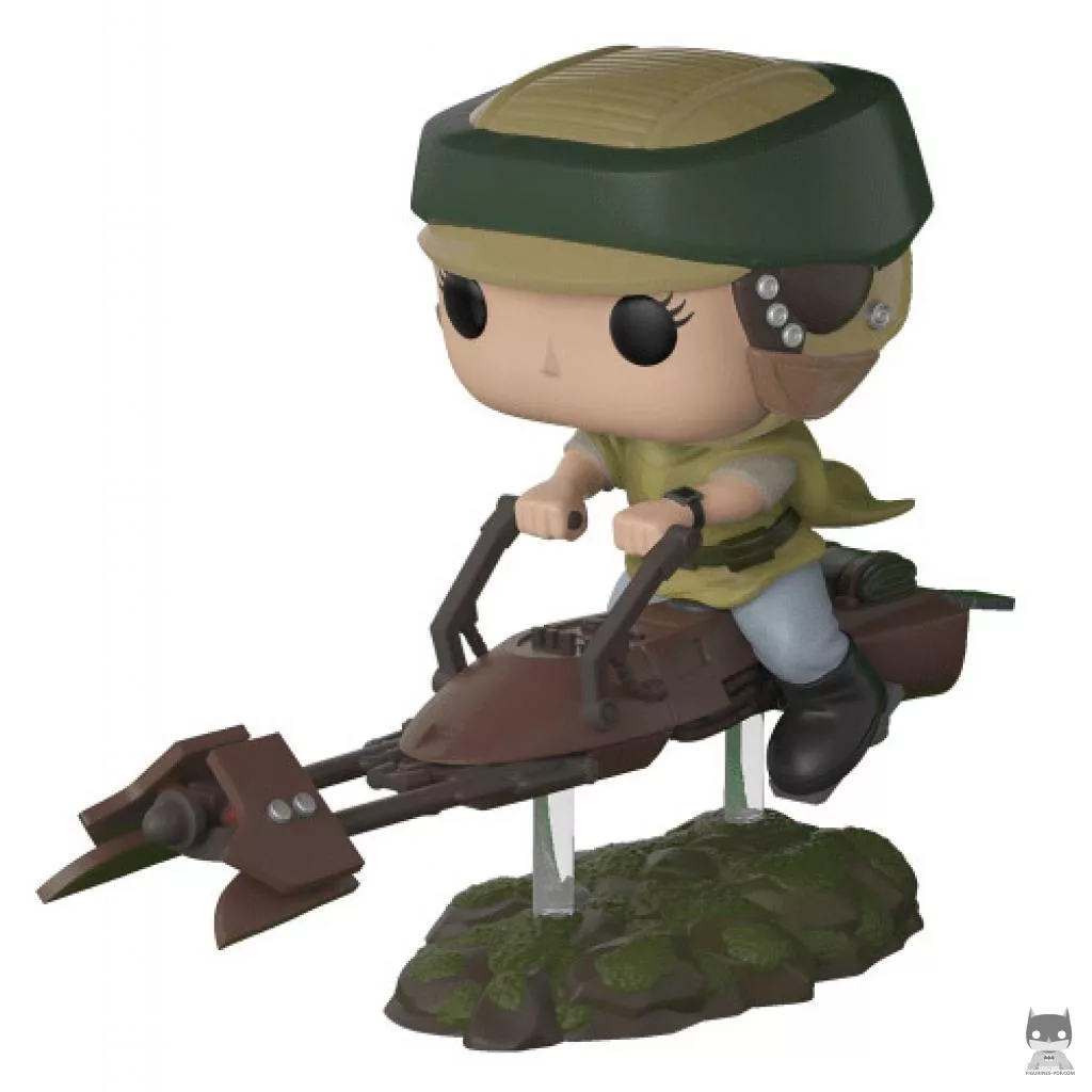 Figura Funko Pop! Princesa Leia con moto deslizadora (Star Wars: Episodio VII, El despertar de la Fuerza)