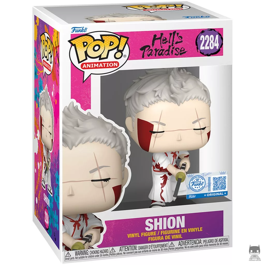 Figura Funko Pop! Shion (Ensangrentado) en su caja
