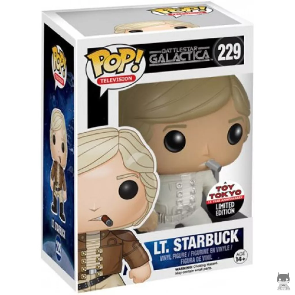Figura Funko Pop! Lt. Starbuck (Blanco) en su caja