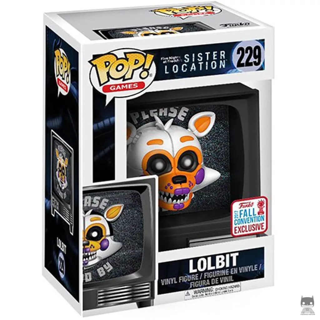 Figura Funko Pop! Lolbit en su caja