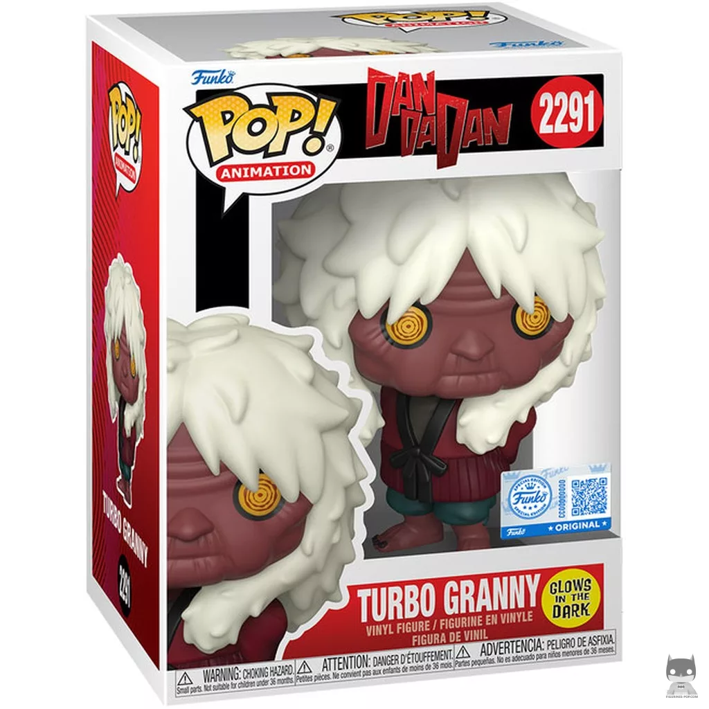 Figura Funko Pop! Turbo Granny - Brilla en la oscuridad en su caja