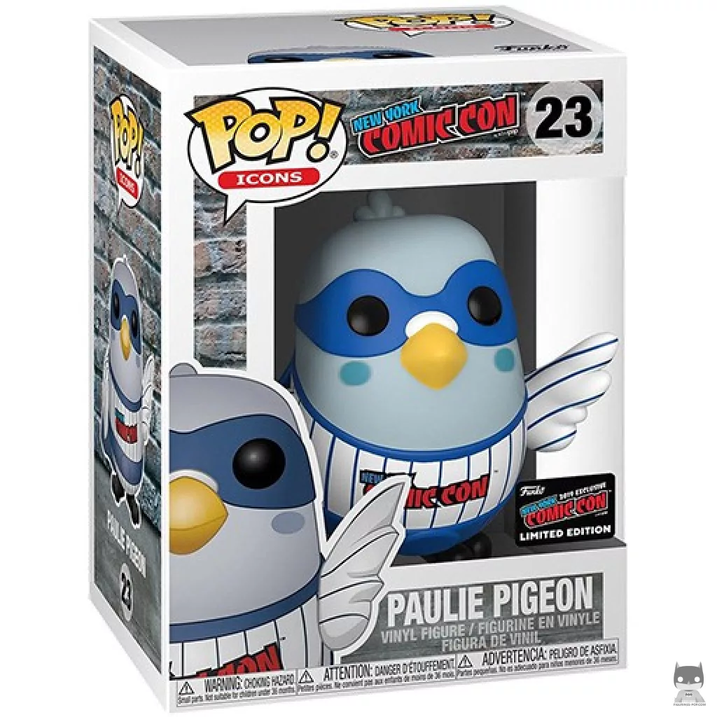 Figura Funko Pop! Paulie Pigeon (Camiseta) en su caja