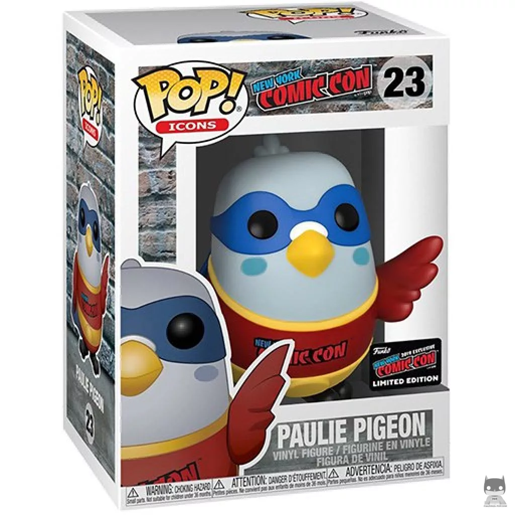 Figura Funko Pop! Paulie Pigeon (Rojo) en su caja