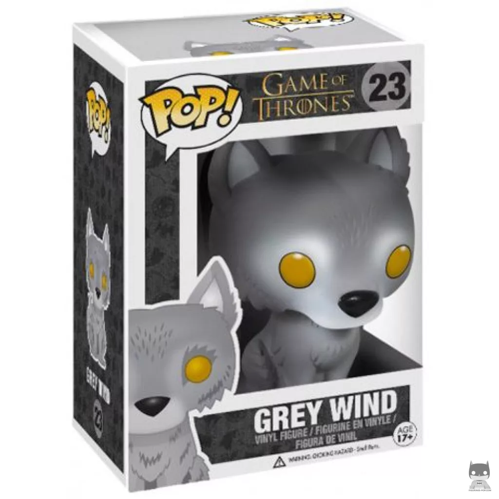 Figura Funko Pop! Viento Gris en su caja