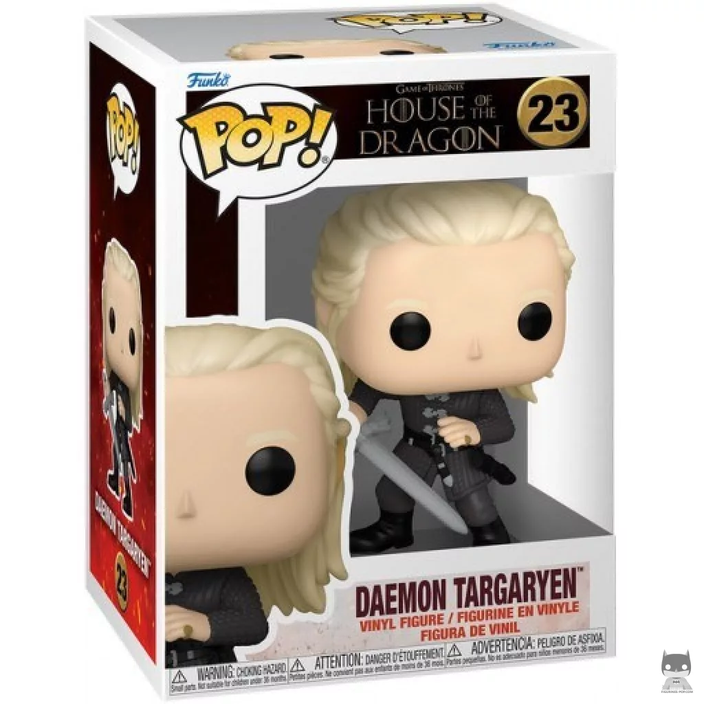 Figura Funko Pop! Daemon Targaryen en su caja