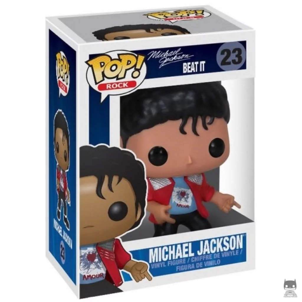 Figura Funko Pop! Michael Jackson (Beat It) en su caja