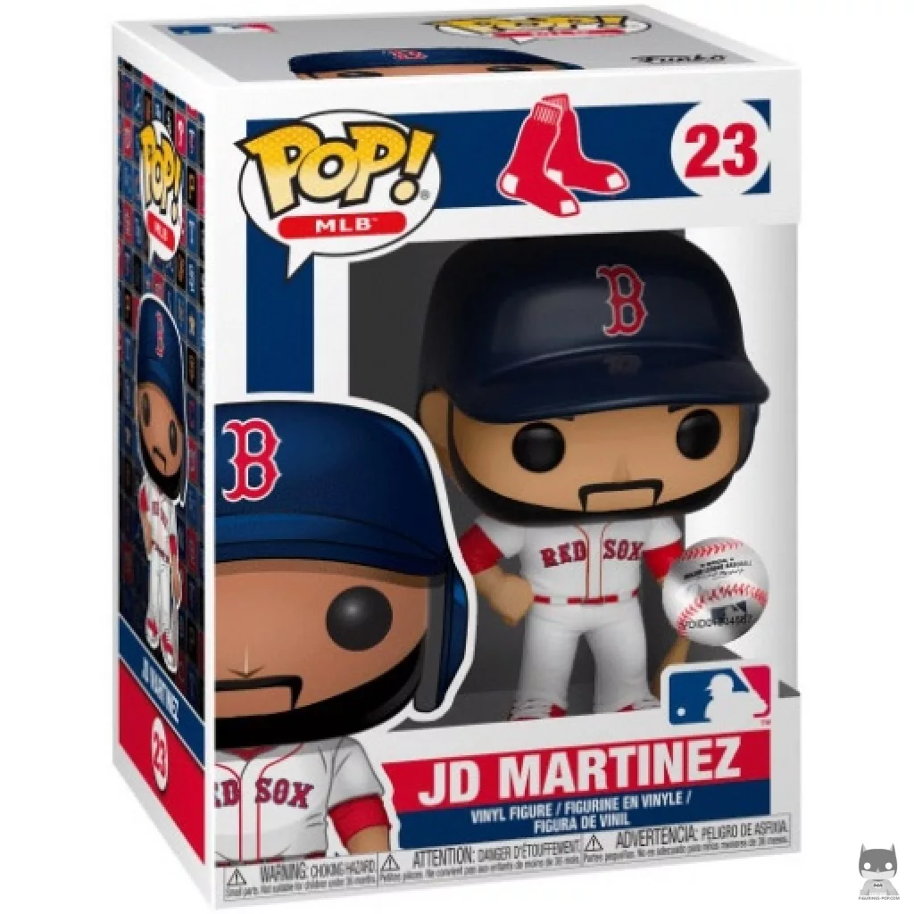 Figura Funko Pop! JD Martinez en su caja