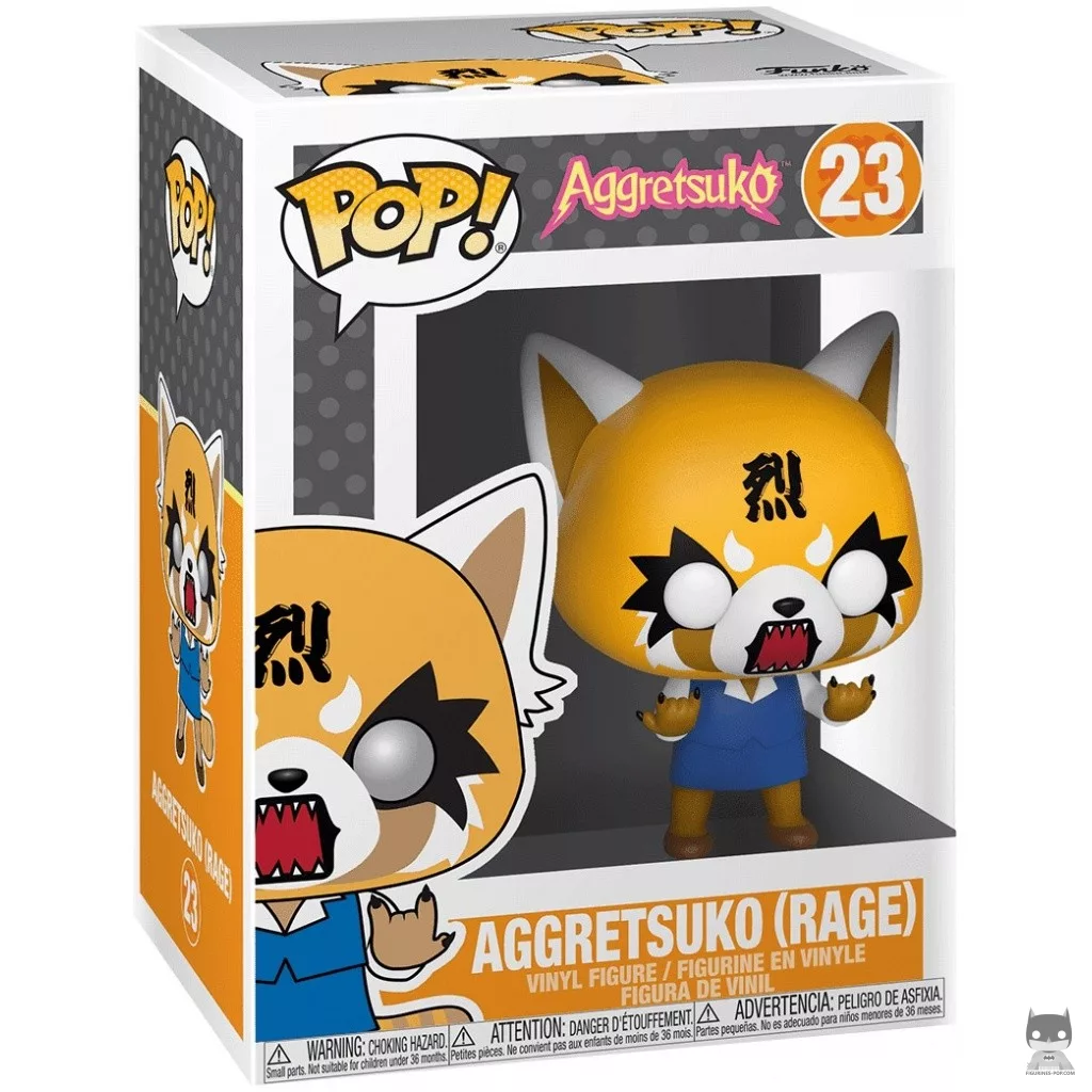 Figura Funko Pop! Aggretsuko furiosa en su caja