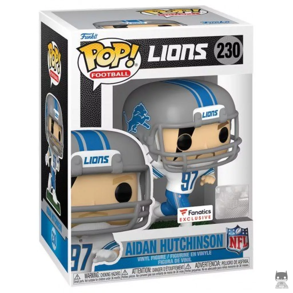 Figura Funko Pop! Aidan Hutchinson en su caja