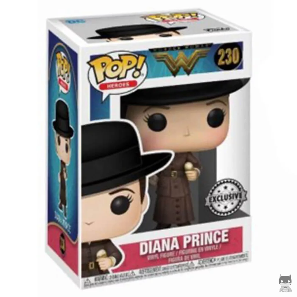 Figura Funko Pop! Diana Prince con helado en su caja