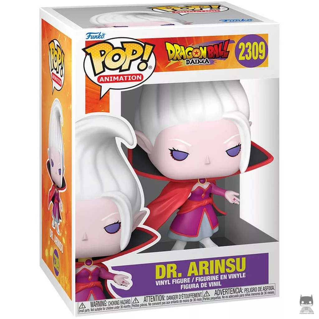 Figura Funko Pop! Dr. Arinsu en su caja