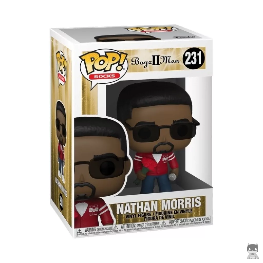 Figura Funko Pop! Nathan Morris en su caja