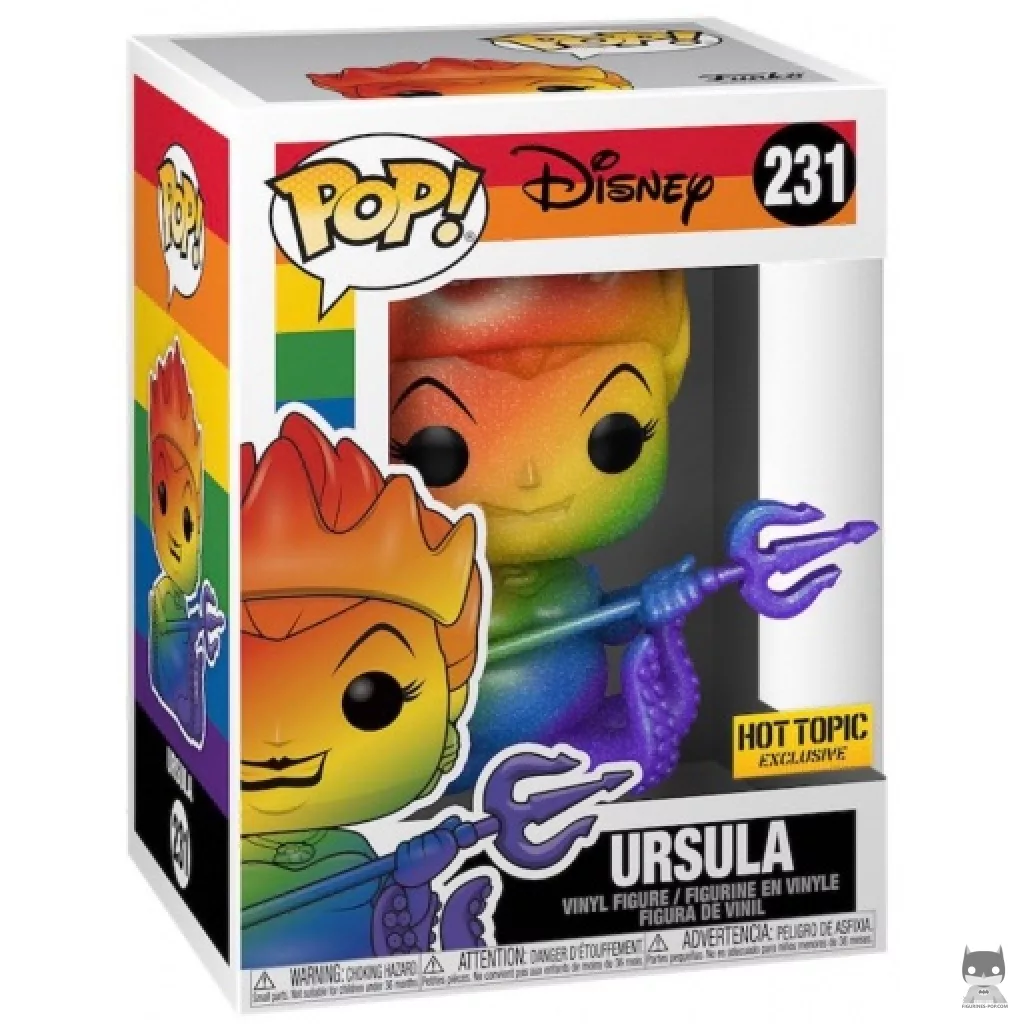 Figura Funko Pop! Úrsula (Arcoíris) en su caja