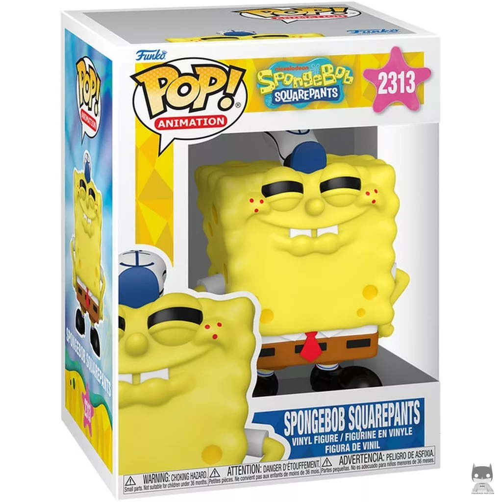 Figura Funko Pop! Bob Esponja (Sonriendo) en su caja