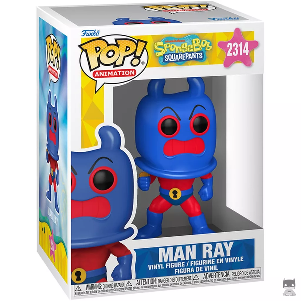 Figura Funko Pop! Hombre Raya en su caja