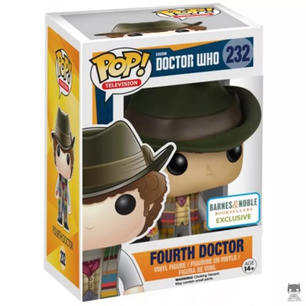 Figura Funko Pop! Cuarto Doctor (con gominolas) en su caja