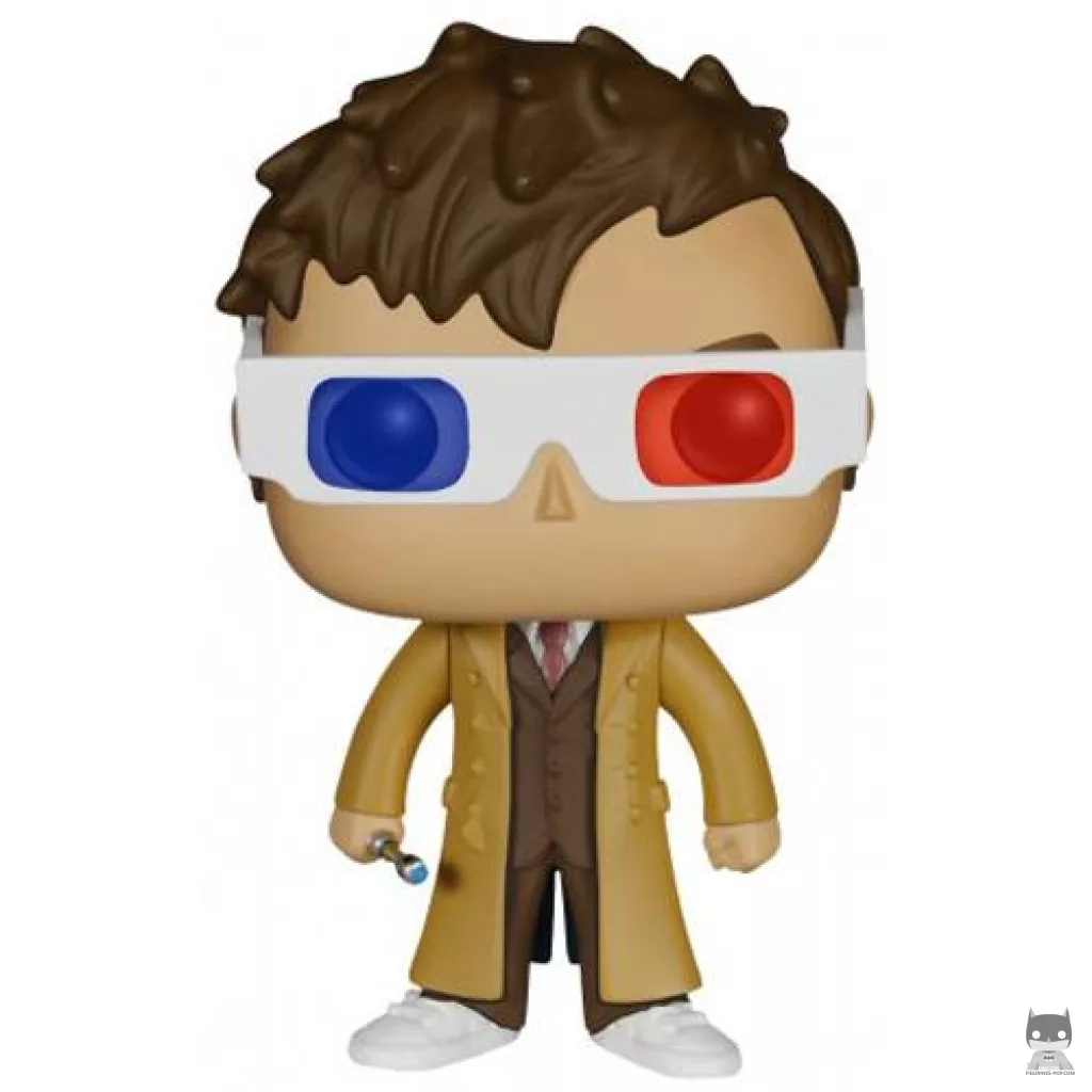 Figura Funko Pop! Décimo Doctor (Gafas 3D) (Doctor Who)