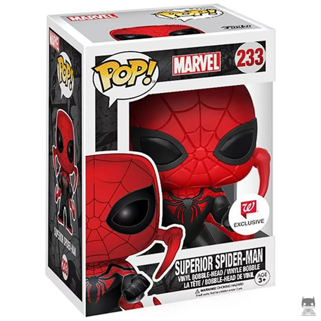 Figura Funko Pop! Spider-Man (Superior) en su caja