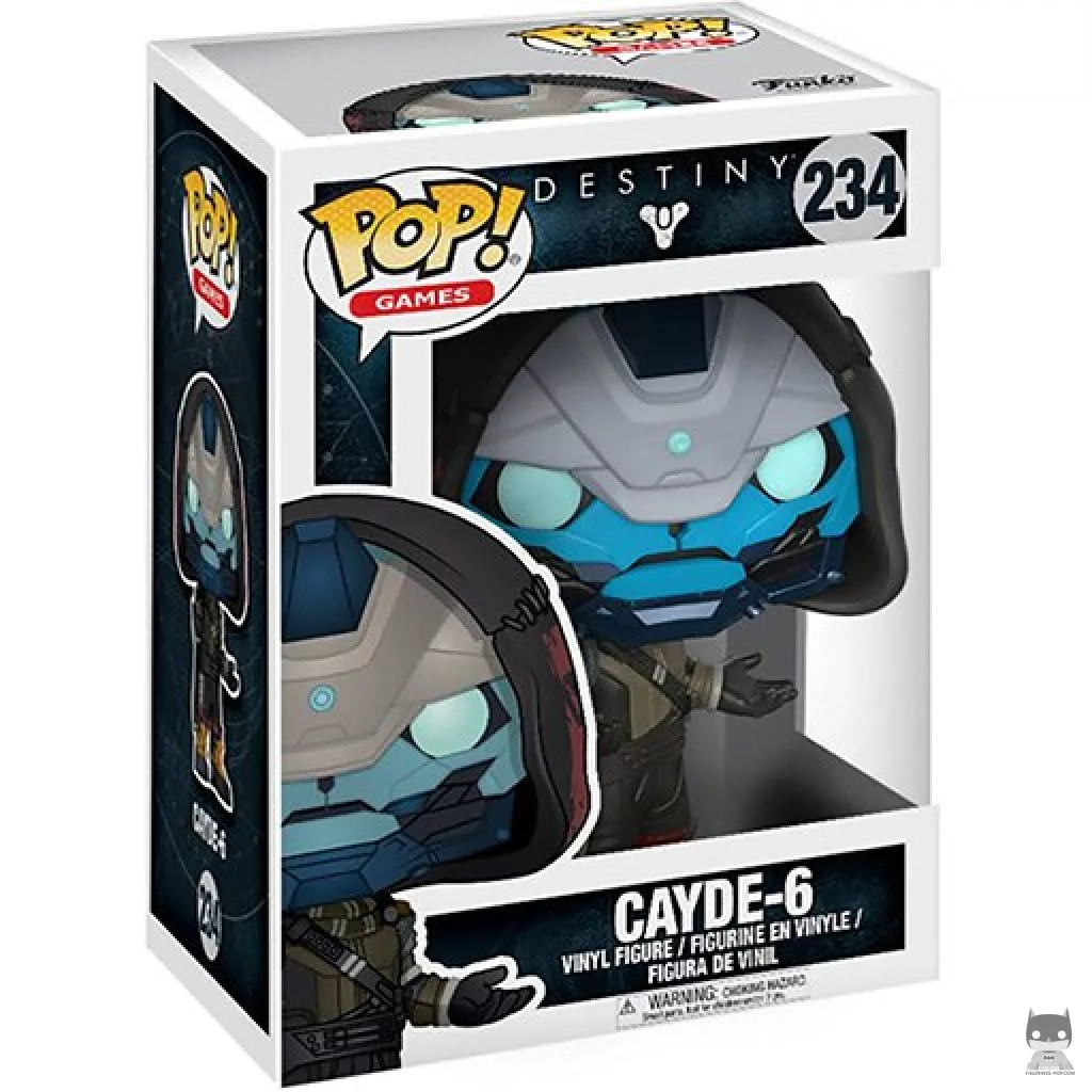 Figura Funko Pop! Cayde-6 en su caja
