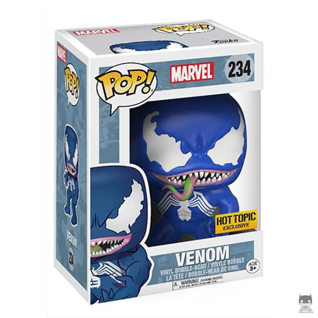 Figura Funko Pop! Venom (Azul) en su caja