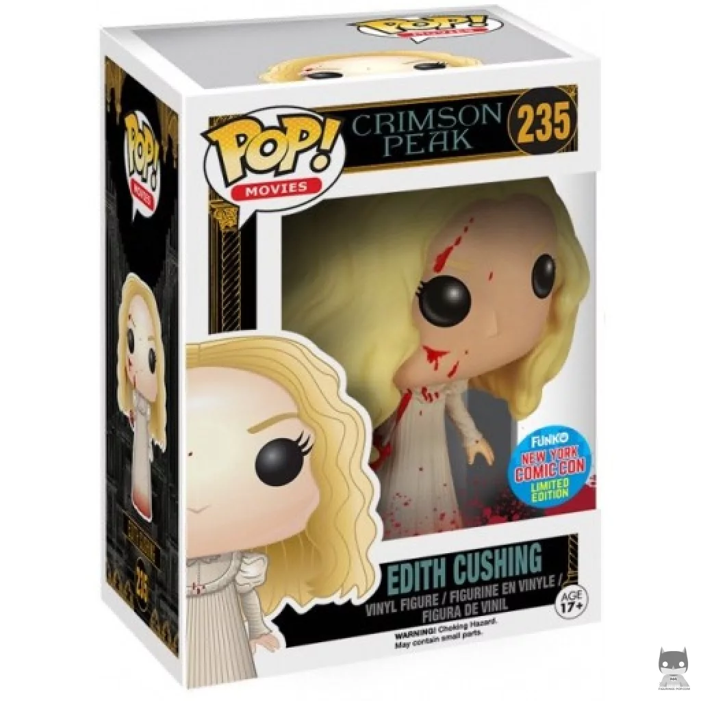 Figura Funko Pop! Edith Cushing con cuchillo (Ensangrentada) en su caja