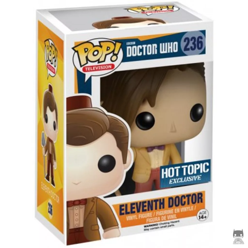 Figura Funko Pop! Undécimo Doctor (con fregona) en su caja