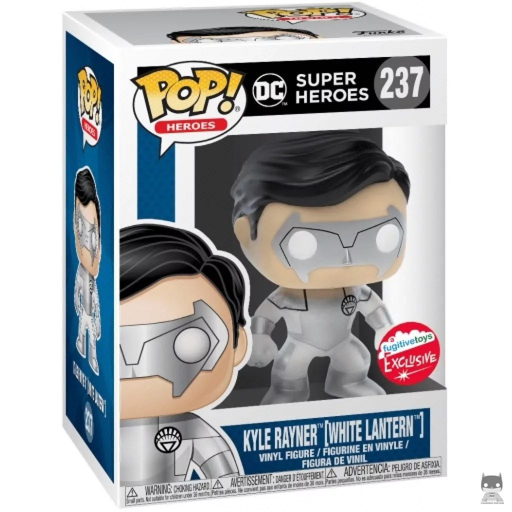 Figura Funko Pop! Kyle Rayner Linterna Blanca en su caja