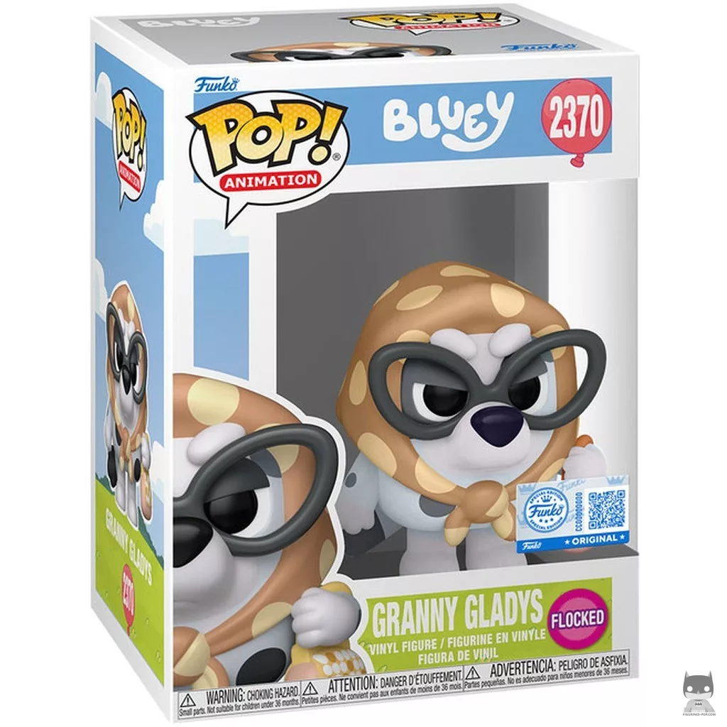 Figura Funko Pop! Abuela Gladys (Flocado) en su caja