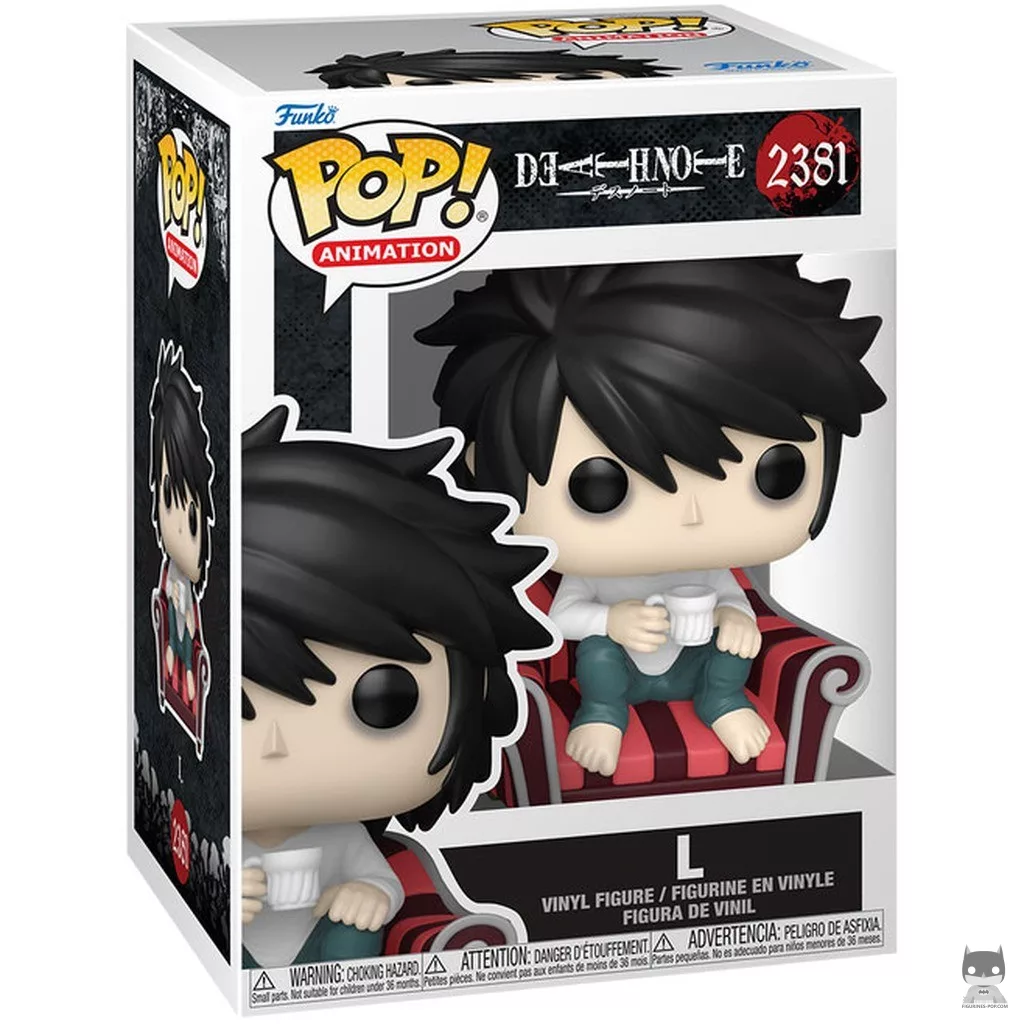 Figura Funko Pop! L en su caja
