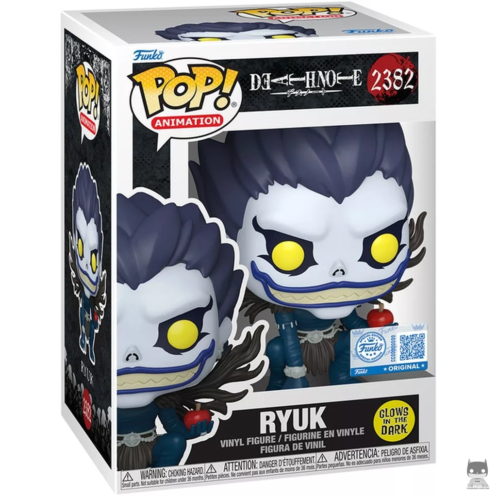Figura Funko Pop! Ryuk (Brilla en la oscuridad) en su caja