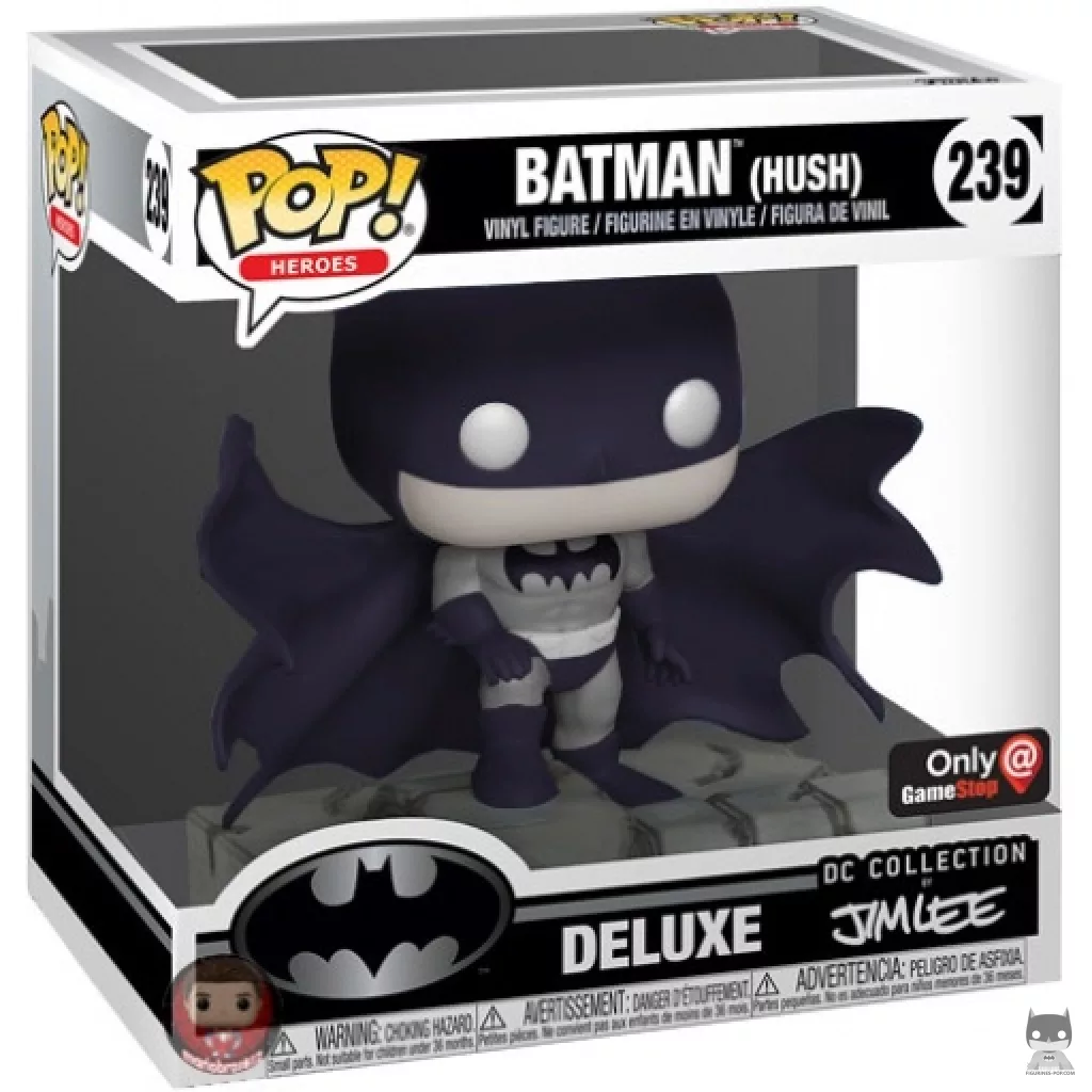 Figura Funko Pop! Batman (Blanco y negro) en su caja