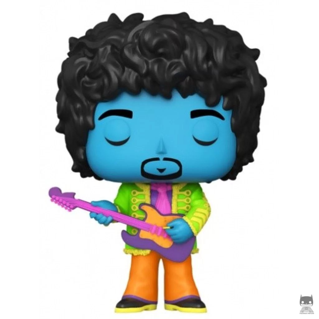 Figura Funko Pop! Jimi Hendrix (Luz negra) (Jimi Hendrix)