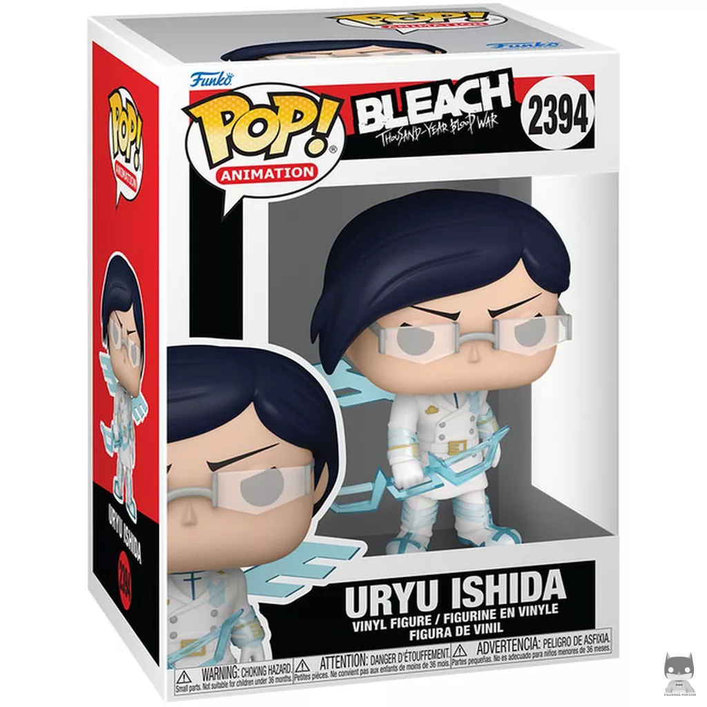 Figura Funko Pop! Uryu Ishida con alas en su caja