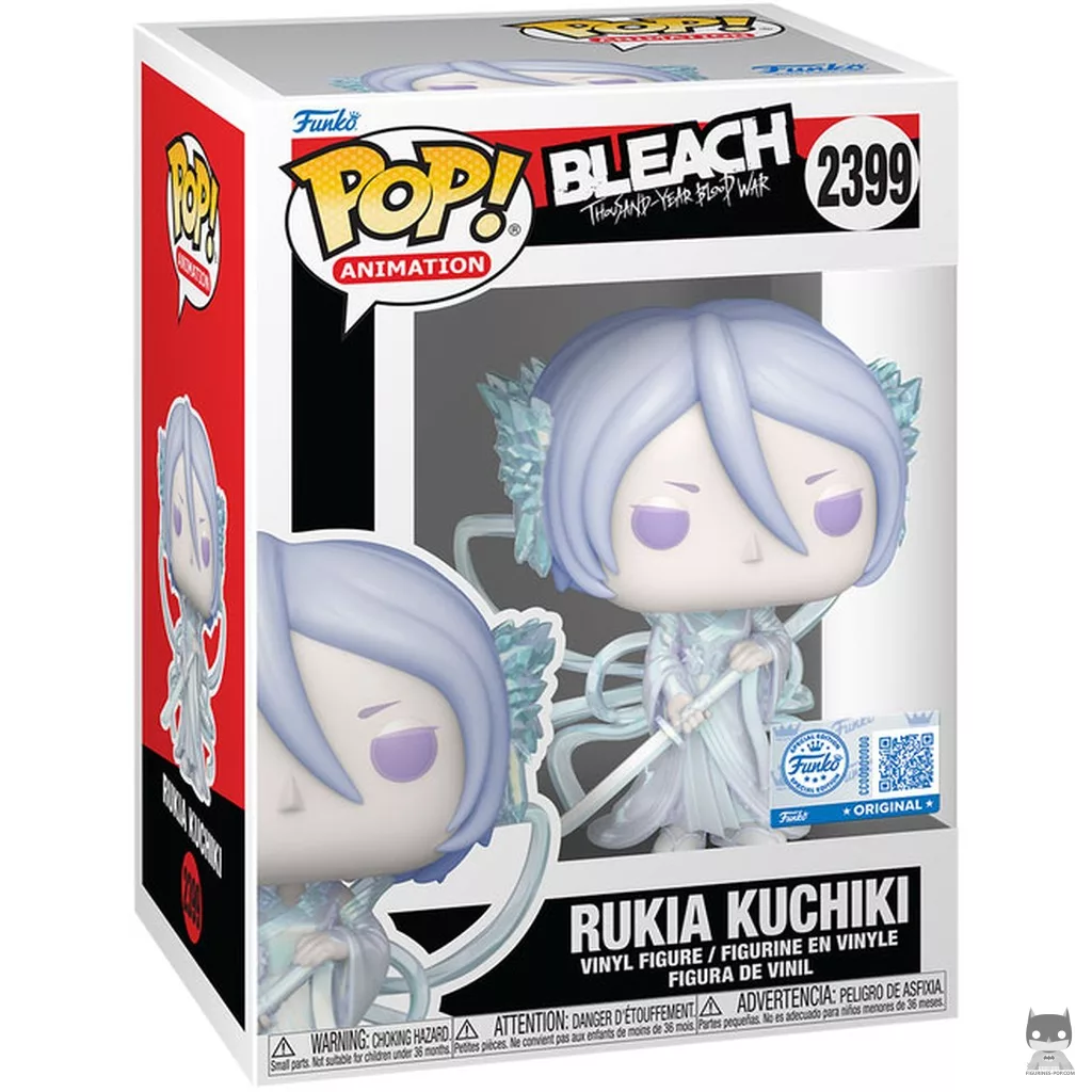 Figura Funko Pop! Rukia Kuchiki (Bankai) en su caja